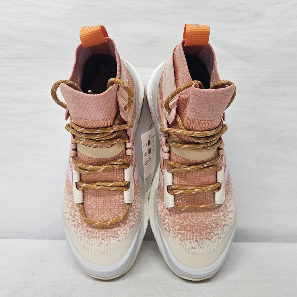 Adidas Terrex Free Hiker Primeblue Hiking Shoes FZ3129 Pink Tan Women's Size 8.5 - Picture 5 of 10